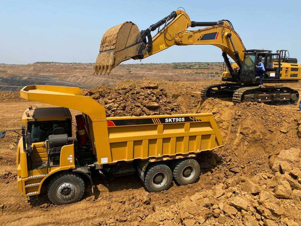 15 Years Supplier 50 Ton SKT90S Wide-body Dump Truck Mining Truck for Sale