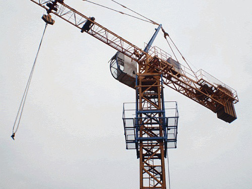 Brand New Hot Sale  4 Ton Travelling Mini Tower Cranes QTZ40 with Factory  Price