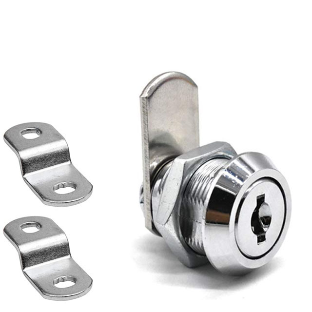 Secure File Drawer Mailbox RV Storage Tool Box Replacement Lock Set 5/8'' Cylinder Length Zinc Alloy Cabinet Cam Locks