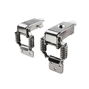 Box Lock Toolbox Toggle Latch 90 Degree Right Angle Double Spring Stainless Steel Corner Toggle Latch