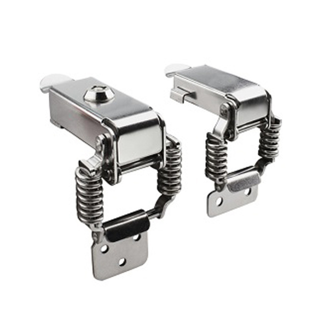 Box Lock Toolbox Toggle Latch 90 Degree Right Angle Double Spring Stainless Steel Corner Toggle Latch