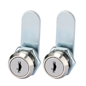 Cabinet Cam Lock 1" / 25mm Cylinder Cam Locks Secure File Drawer Dresser Chrome-Finish Zinc Alloy Lock Hardware