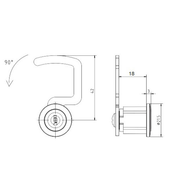 Kids Child Proof Refrigerator Latch Lock Refrigerator Fridge Freezer Door Lock