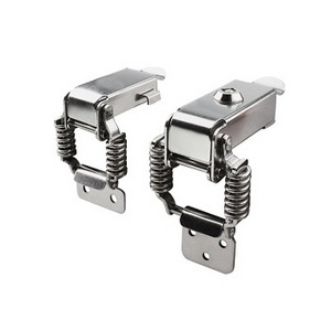 Right Angle Latch Silver Hasp Latch Catch 90 Degrees Duck-Mouth Buckle Lock