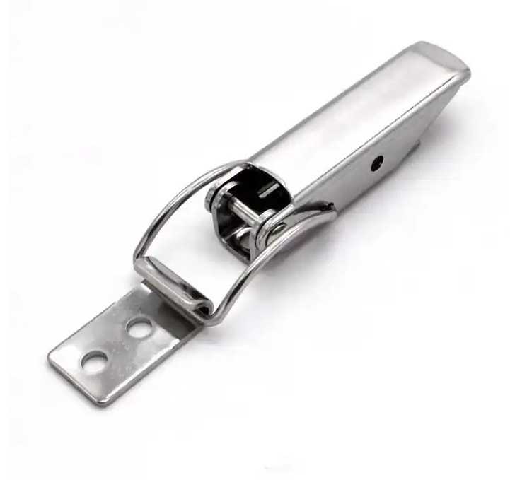 Stainless Steel Heavy Duty Adjustable Tool Box Hood Latches Spring Loaded Clasp Hasps Toggle Clamp Latch