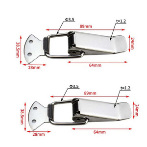 Heavy Duty Adjustable Machinery Draw Latch Stainless Steel Hasp Clamp Toggle Latch