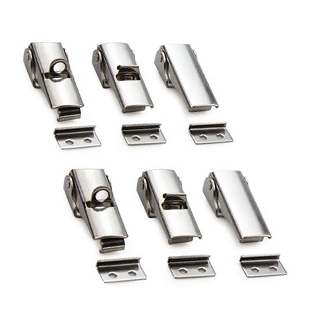 Cabinet Wooden Box Instrument Cases Compression Spring Draw Toggle Latch Nickel-Plated Replacements Lock Toggle Latches Lock