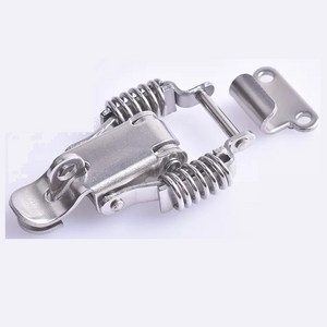 Stainless steel spring loaded latch cooler box machine case draw latch