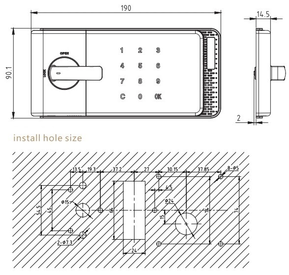 IP68 Waterproof smart Keypad Evan Fingerprint Access Controller Metal RFID Standalone Door Access Control System