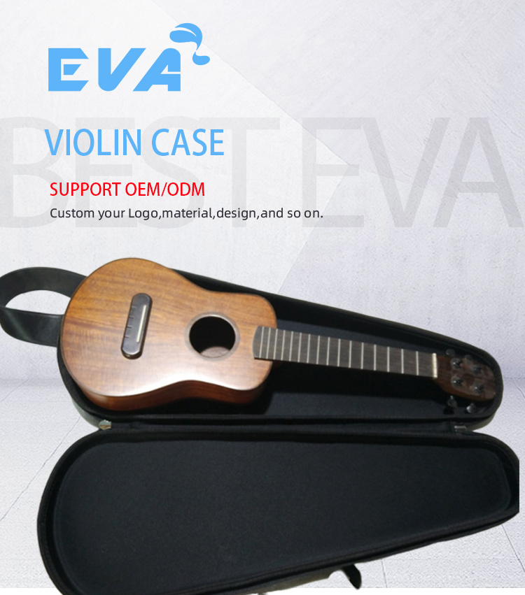 Custom Wholesale Guitar Hard Case Shell Shockproof Material Eva Foam Electrical Guitar Bass Acoustic Case for Classic Guitar