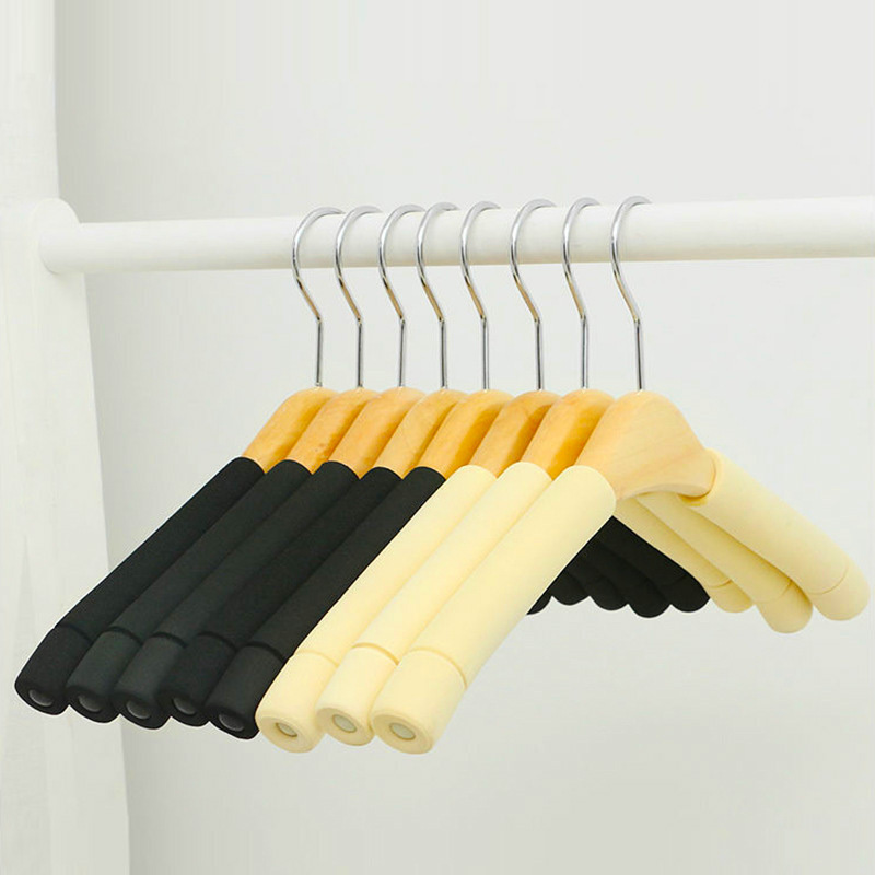 Household clothing support and pants rack sponge seamless thickened clothes rack