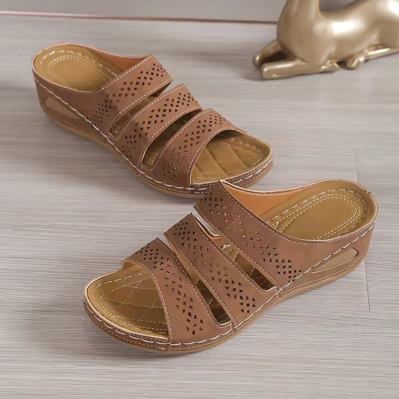 Breathable Women's Shoes Slip On Retro Women Shoe Slipper Platform women's shoes and sandals wholesale