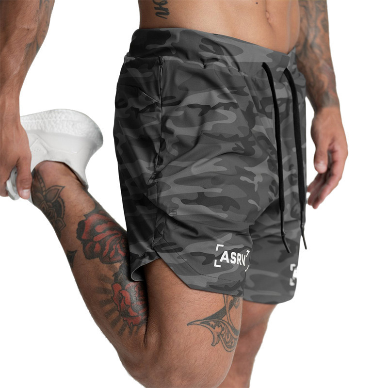 Custom Men Light Weight Sports Jogger Shorts Wholesale Men Gym Workout Zipper Pockets Shorts baggy sweat pants men