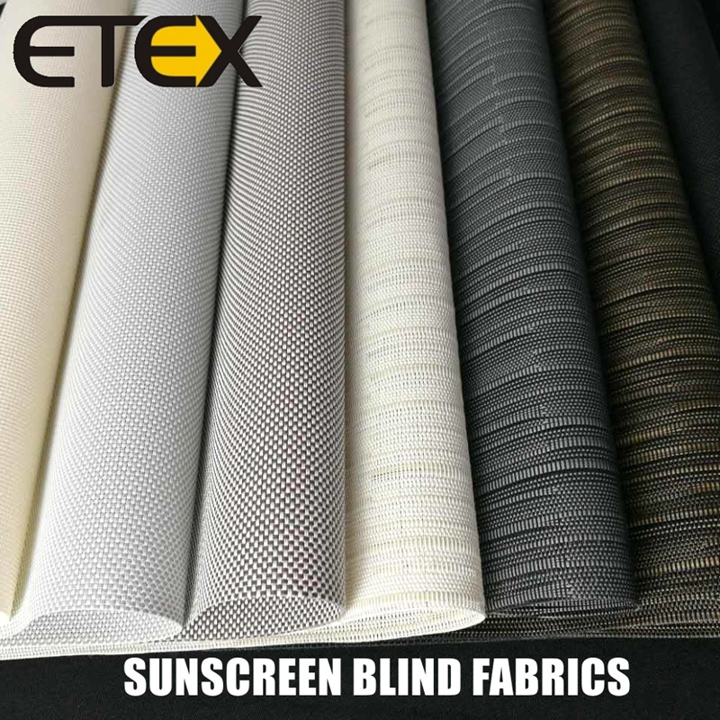 Top  Quality Sunscreen Roller Blind Fabric Blackout Window Blind Fabric Sunscreen fabric