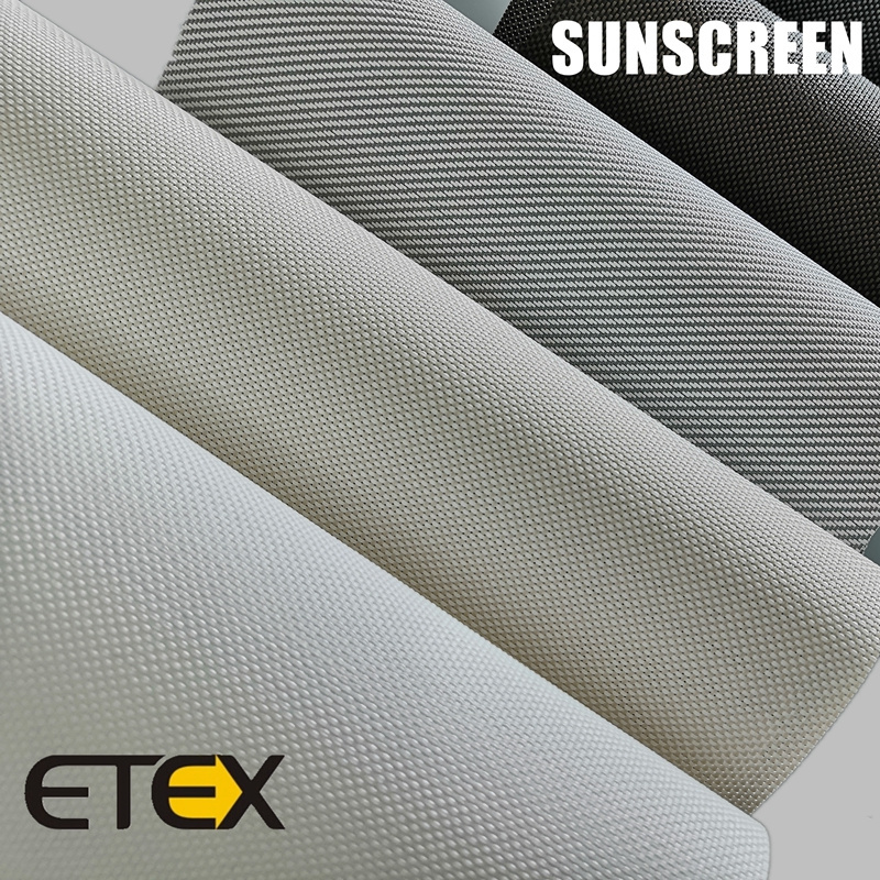 Top  Quality Sunscreen Roller Blind Fabric Blackout Window Blind Fabric Sunscreen fabric