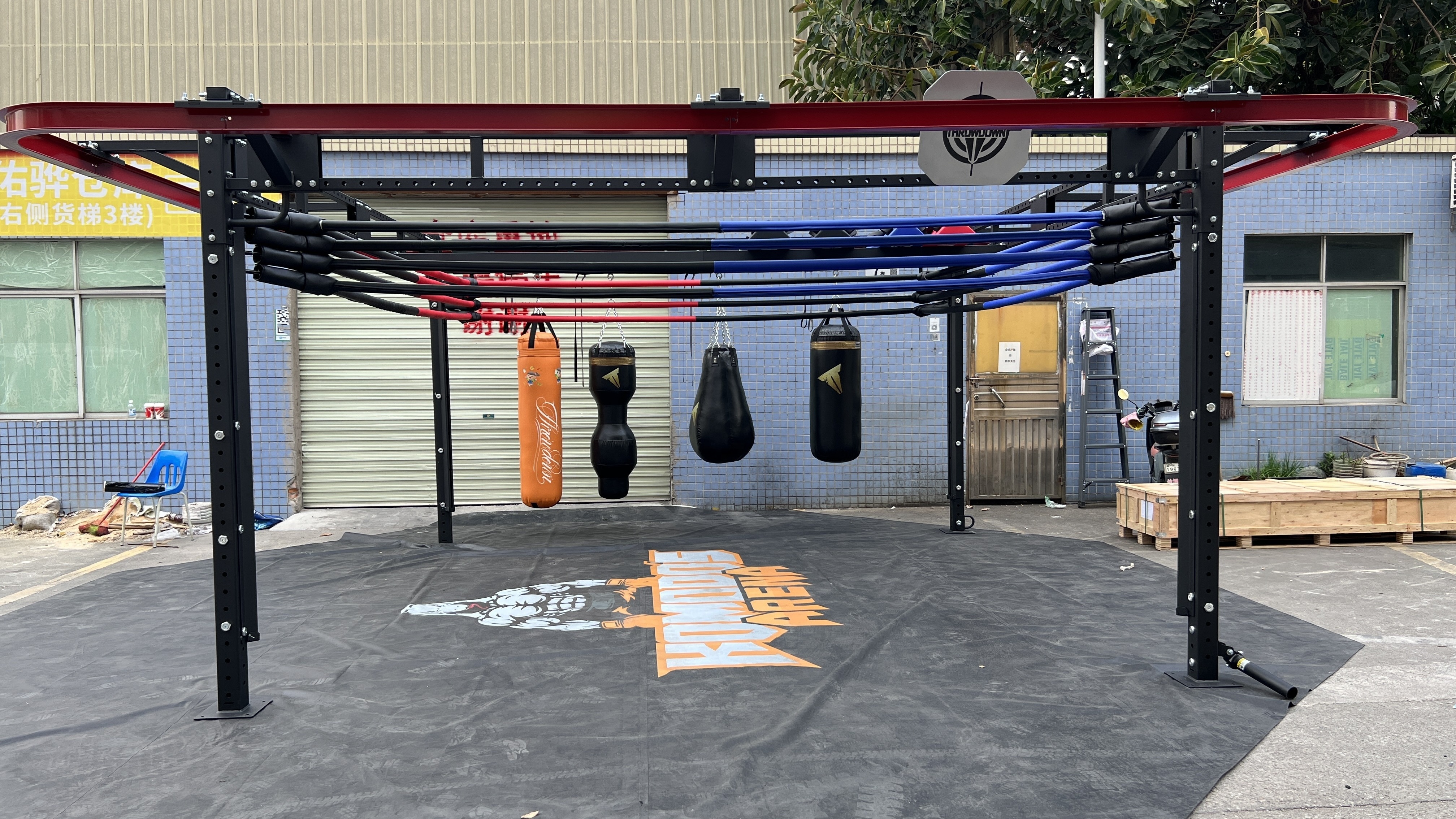 Boxing Ring Ropes Move Up and Down Small Mini Functional Portable Lifting Boxing Ring