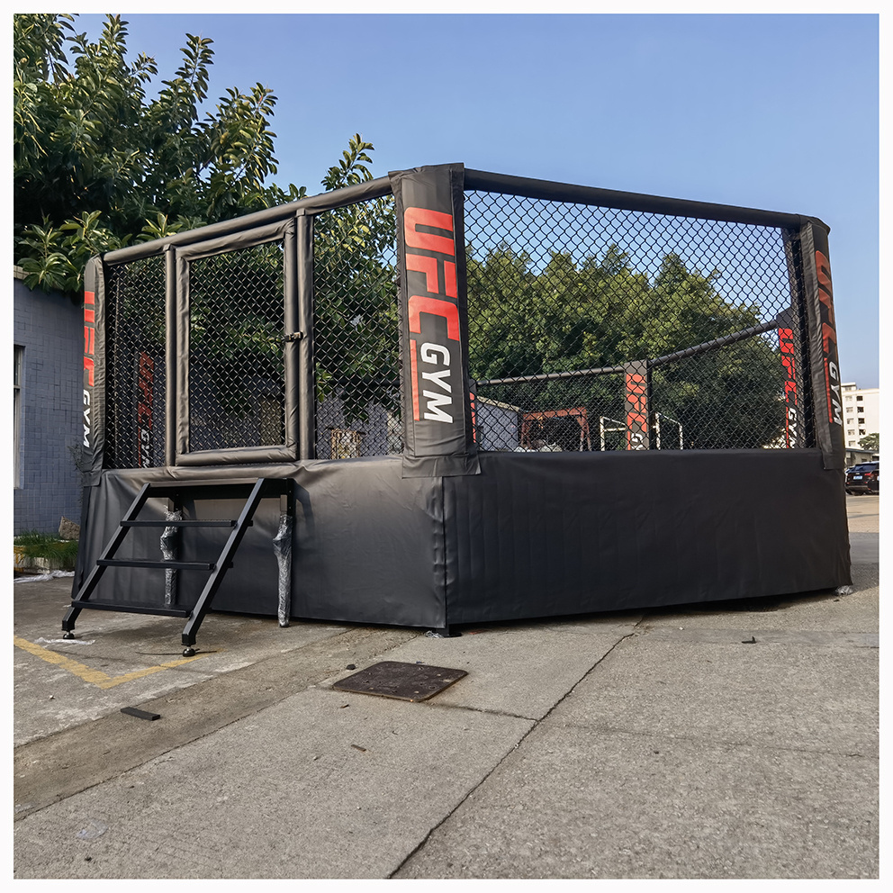 Training Series Boxing & MMA Cage With Platform In Various Size MMA Cage Fight Club