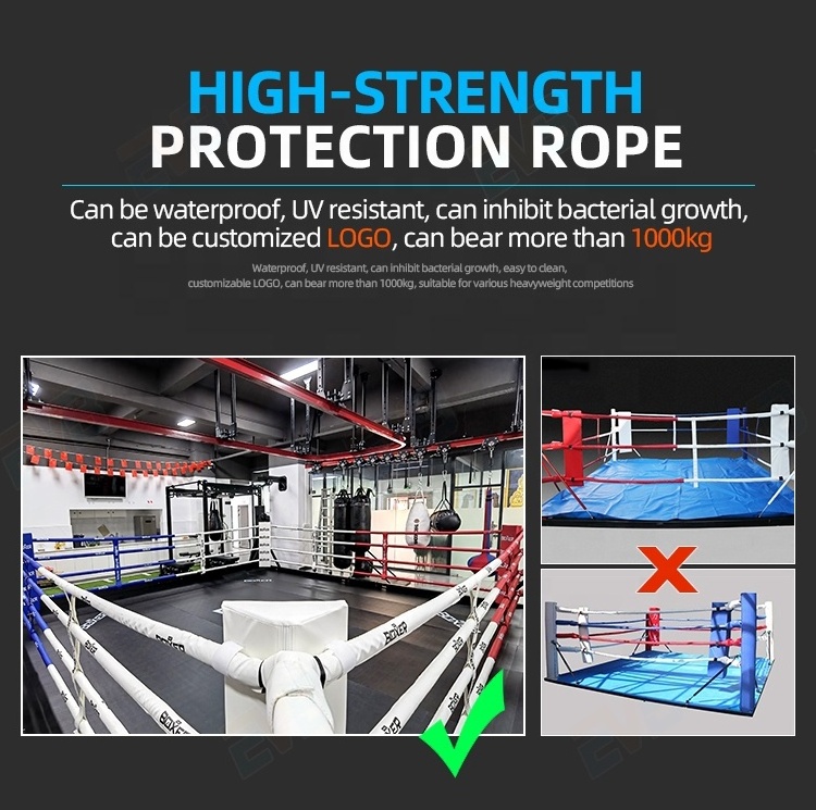 Panneaux Cage MMA Wrestling Ring Floor Used Boxing Ring For Sale