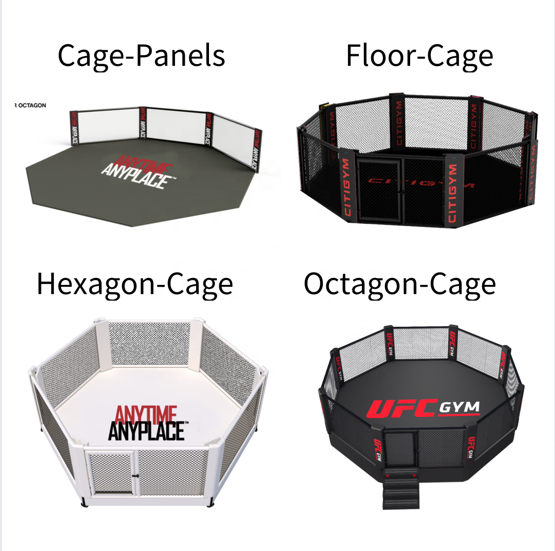 MMA Boxing Ring UFC Cage  Octagon MMA Cage Cage MMA Octagonal Kickboxing Equipment