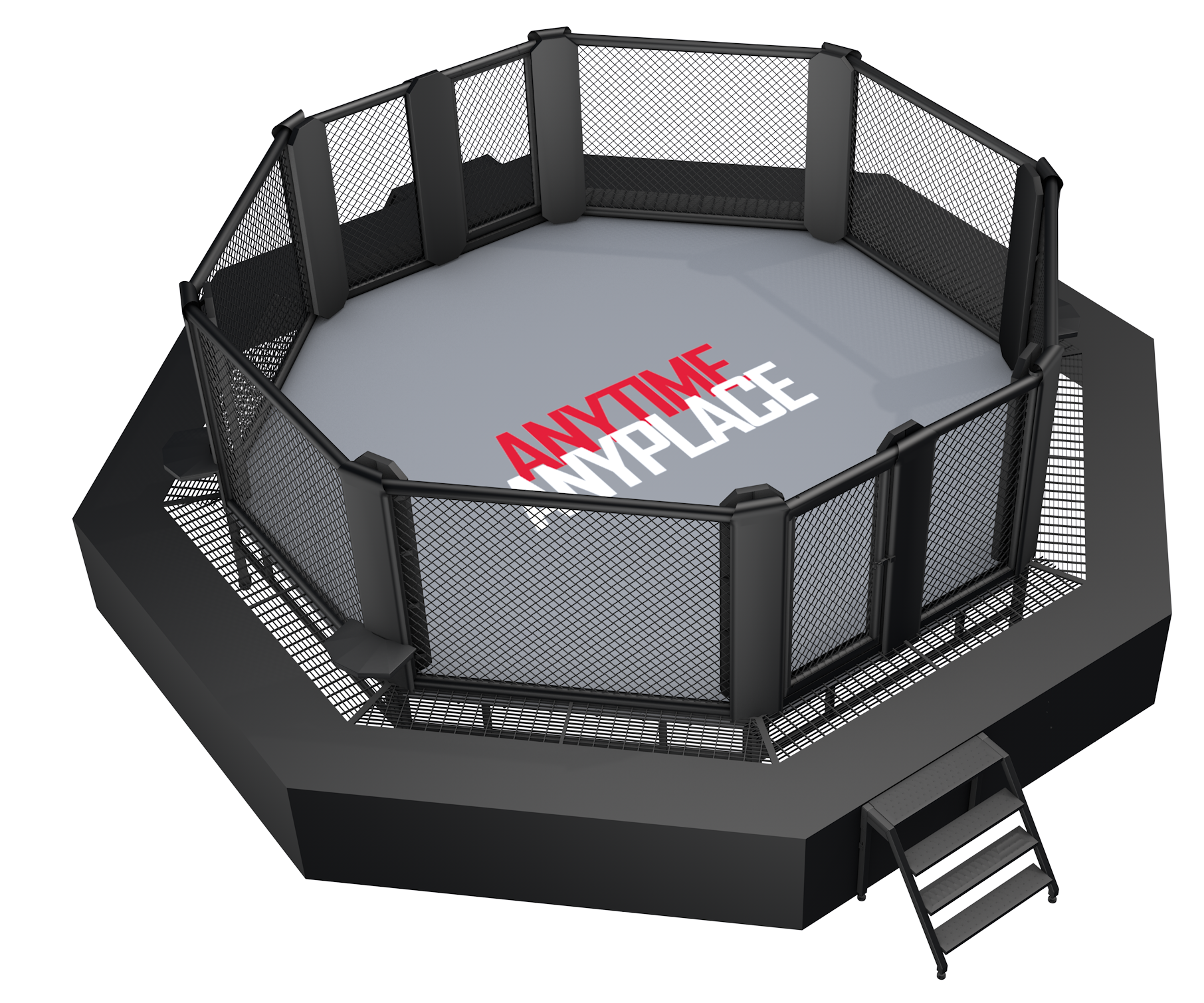 Training Series Boxing & MMA Cage With Platform In Various Size MMA Cage Fight Club