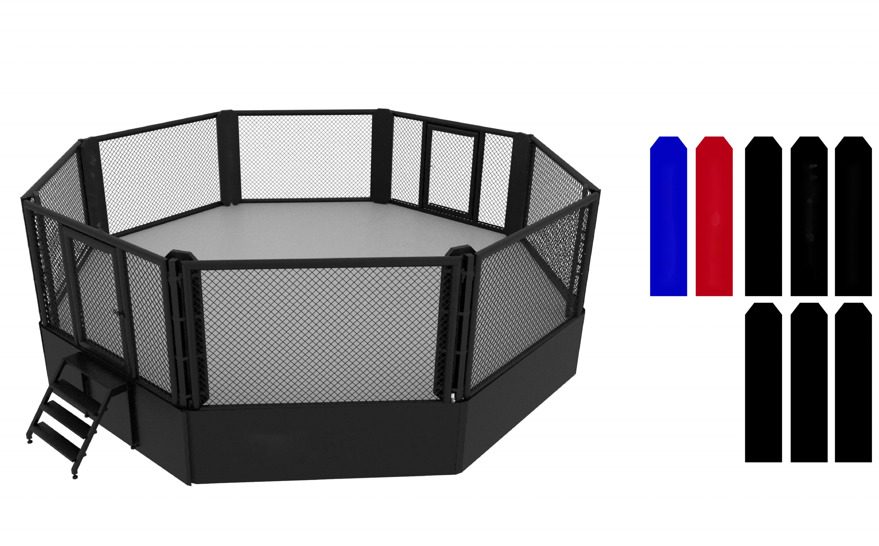 Professional Manufacturer Round Mma Cage Competition Panneaux Cage Mma MMA Hexagon Cage Size