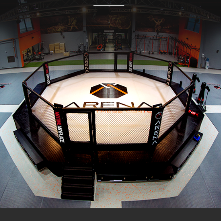 Custom Size Pro Mma Elevated Competition Official Fight Cage Platform Mma Cage