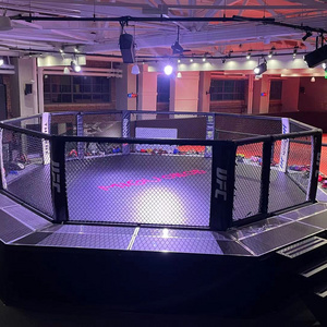 Custom Size Pro Mma Elevated Competition Official Fight Cage Platform Mma Cage