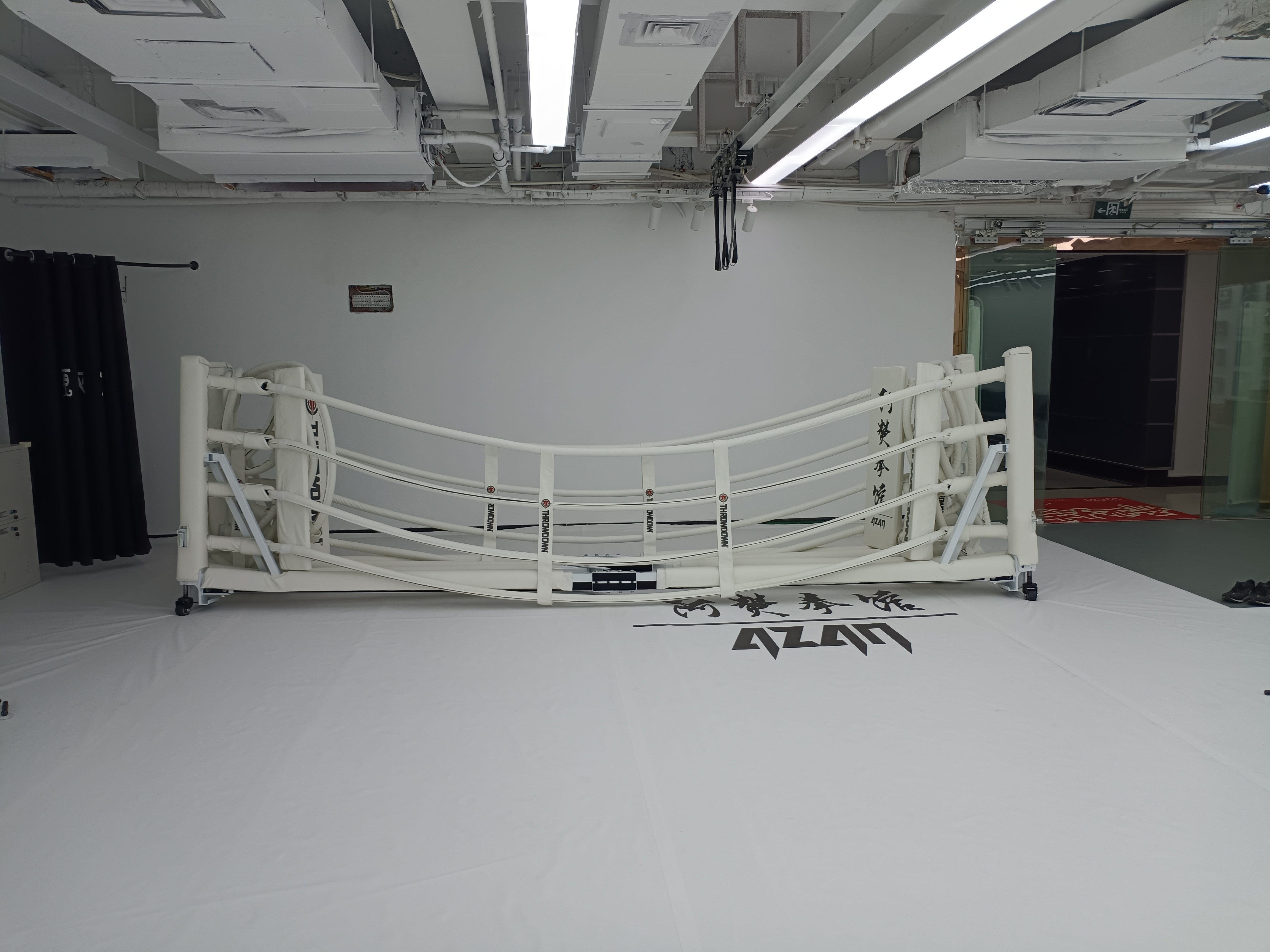 Custom Fast Folds Up Space Saving Professional Fight Wrestling Muay Thai Portable Mini Ground Floor Foldable Boxing Ring