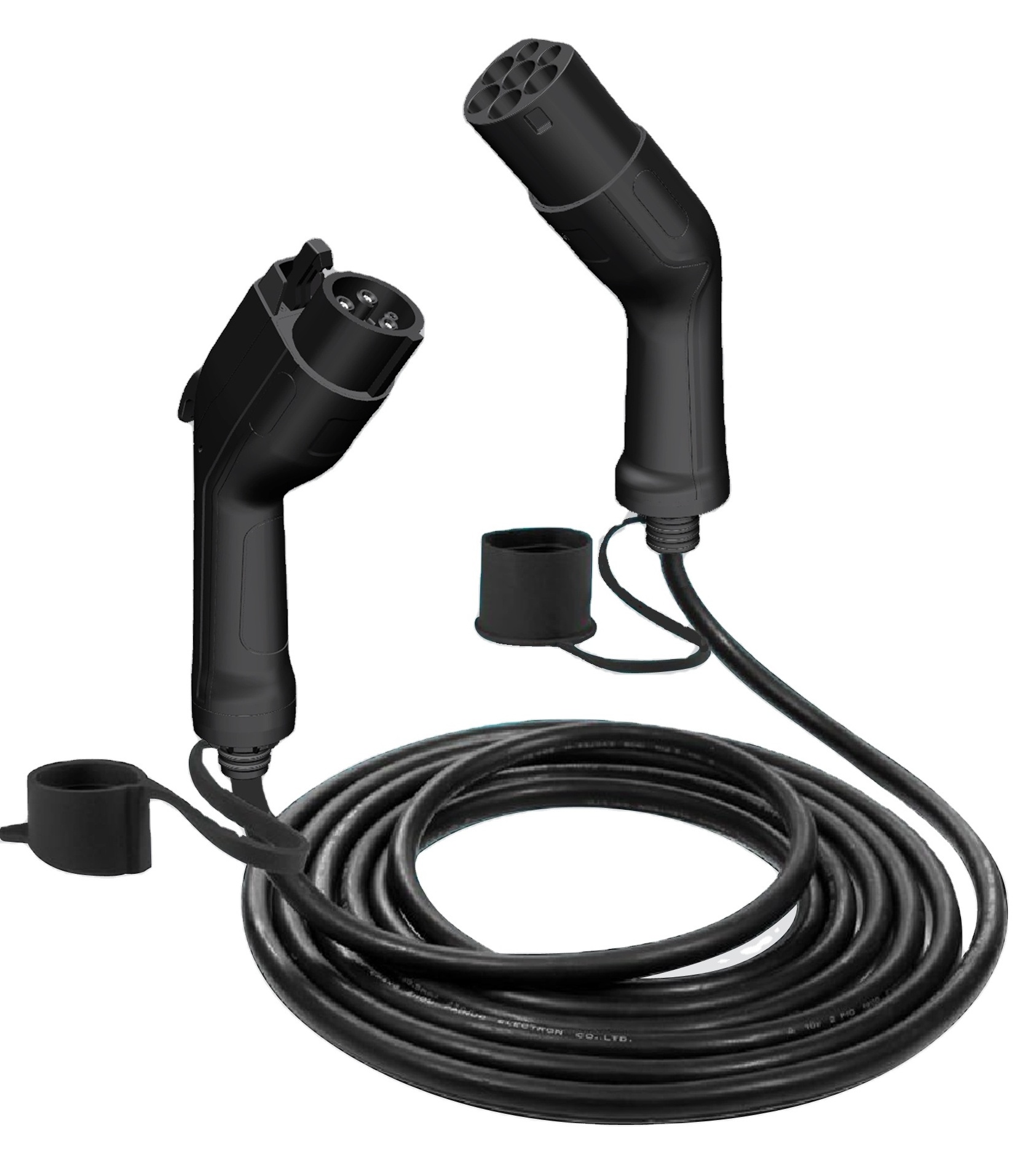 IEC62196 type 2 to type 2 ev cable 16A single phase 250V AC EVSE EV Electric Vehicle Car Charger charging cable