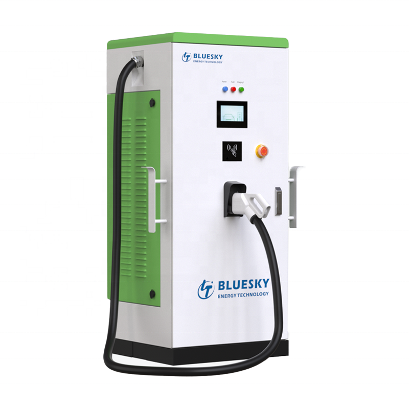 Bluesky 30kw DC EV Charger Ccs 1 2 Chademo Ocpp 1.6 J CE Tuv Rohs Electric Car Charging Station EV Charger with POS Payment