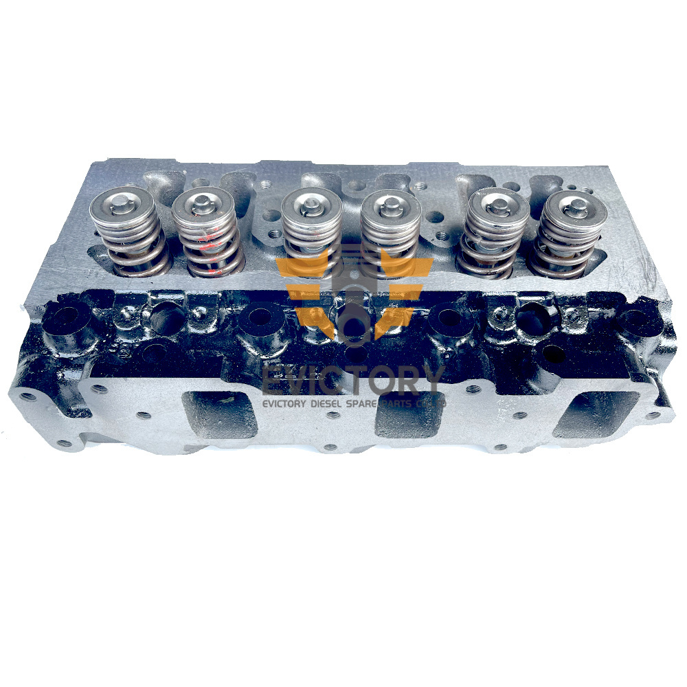 For yanmar engine 3TNE84 3TNE88 3D84-3 3D88E cylinder head assy used excavator diesel spare parts