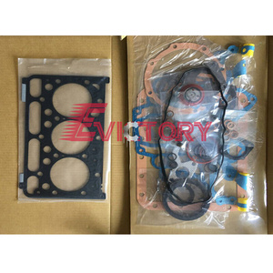 For KUBOTA D1703 overhaul gasket kit water pump excavator engine parts