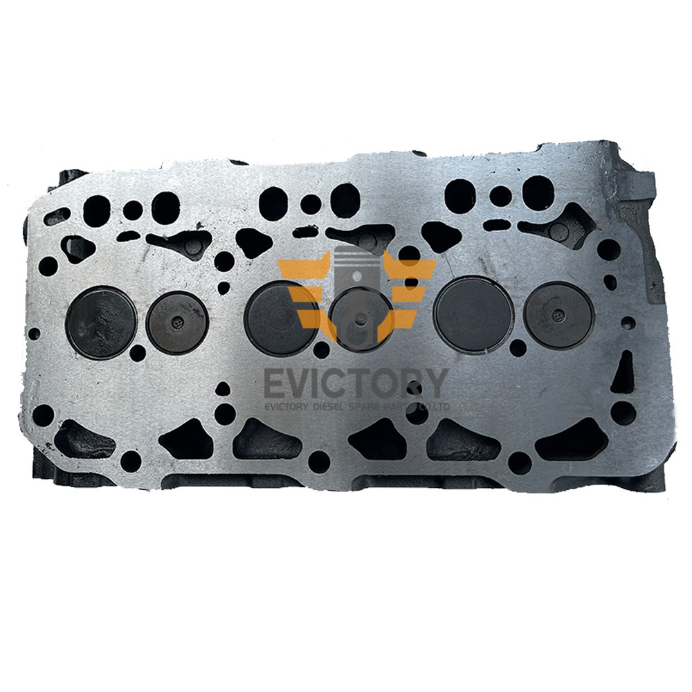 For yanmar engine 3TNE84 3TNE88 3D84-3 3D88E cylinder head assy used excavator diesel spare parts