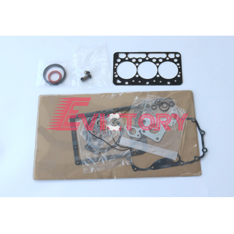 For kubota D1703 overhaul rebuild kit piston ring + cylinder head gasket + big small bearing