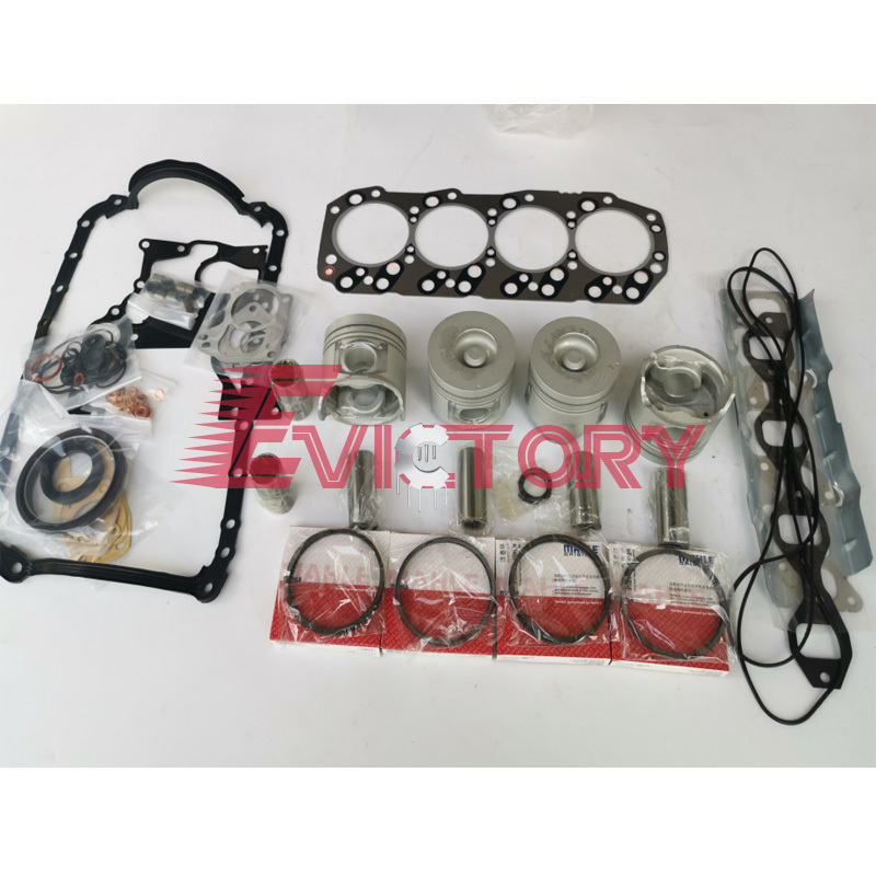 For ISUZU engine 4JB1 4JB1T full gasket kit overhaul rebuild kit excavator truck diesel engine parts