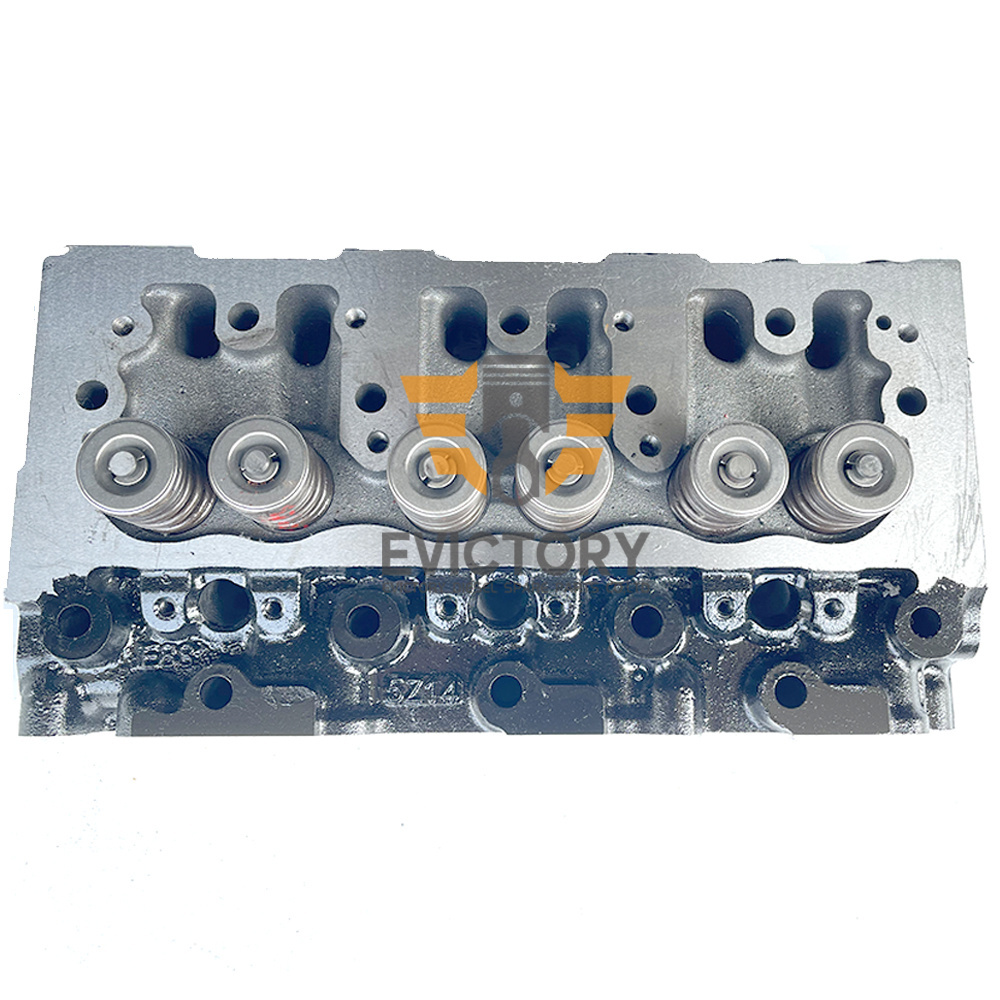 For yanmar engine 3TNE84 3TNE88 3D84-3 3D88E cylinder head assy used excavator diesel spare parts