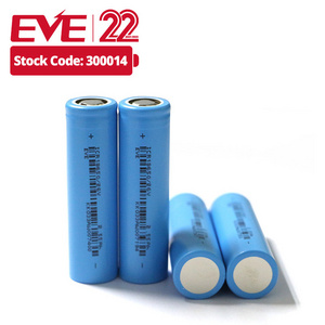 EVE	MCN 18650 battery 3.6V 2550mah 18650 battery  3500mah 26V E-Bike AGV Cell 18650 lithium ion battery