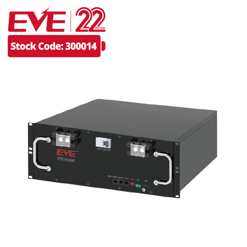 EVE48100 48V 100Ah Telecom Battery Pack 2000 Cycle Emergency Power lifepo4 battery power bank