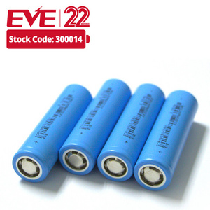 EVE18650 battery 3.6V 2550mah batteries 18650 26V laptops 18650 3500mah 2600mah 18650 lithium bettery