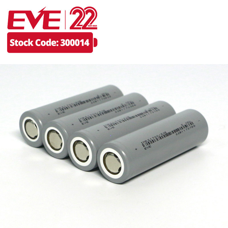 EVE	21700 battery 5000mah 3.7V 21700 li ion 21700 battery 5000mah 21700 flashlight 21700 50E lithium battery pack