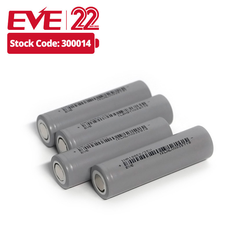 EVE 18650 35V battery rechargeable battery lithium cell li-ion bateria 3.6V 3000mah high capacity battery 18650 3500mah