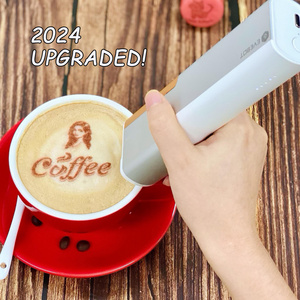 2024 Upgraded! EVEBOT PrintPen Innovation Bluetooth Food Inkjet Printer Handheld Printer Decoration Machine Coffee foam printer