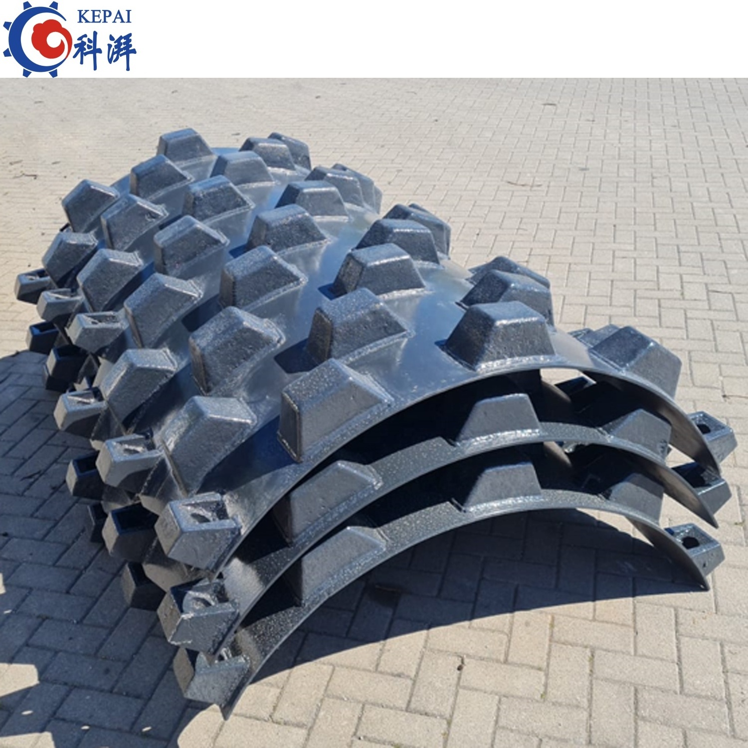 Padfoot shell for roller  pad dump for road roller sheep foot roller