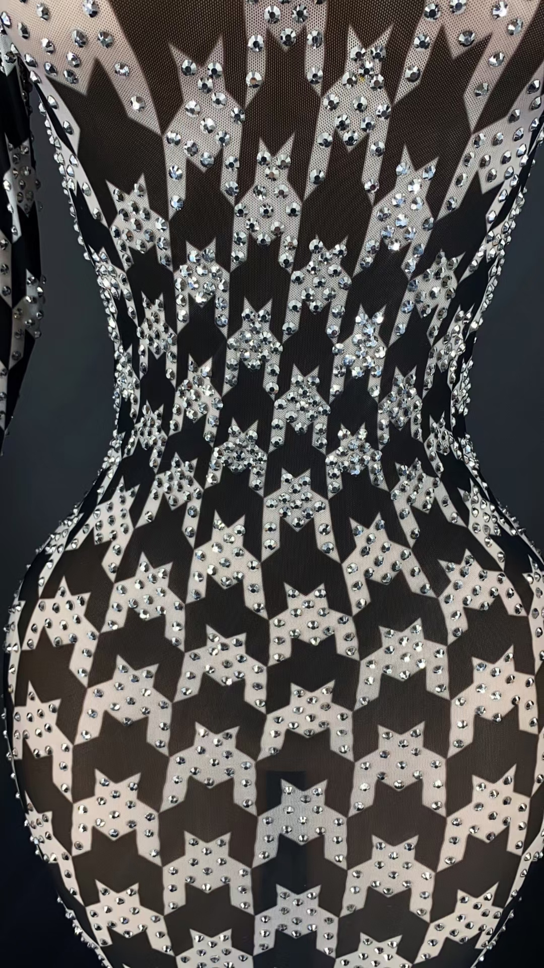 Designer Black White Print Rhinestone Sexy Bodycon Night Prom Dresses Ladies Cocktail Evening Gown Women Maxi Club Party Dresses