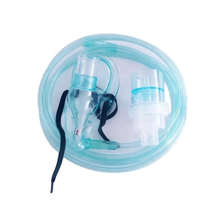 Medical Adhesive Tube Clean Convenient Child Disposable Oxygen Nebulizer Face Mask