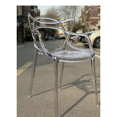 Minimalist Indoor Furniture Colorful Stackable Plastic PC Tree Dining Chair For Restaurant Cafe Leisure