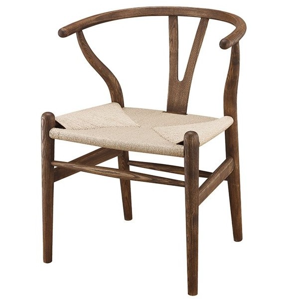 Wooden Wishbone Chair Hans Wegner Y Chair Solid Wood Armchair Classic Design Chair