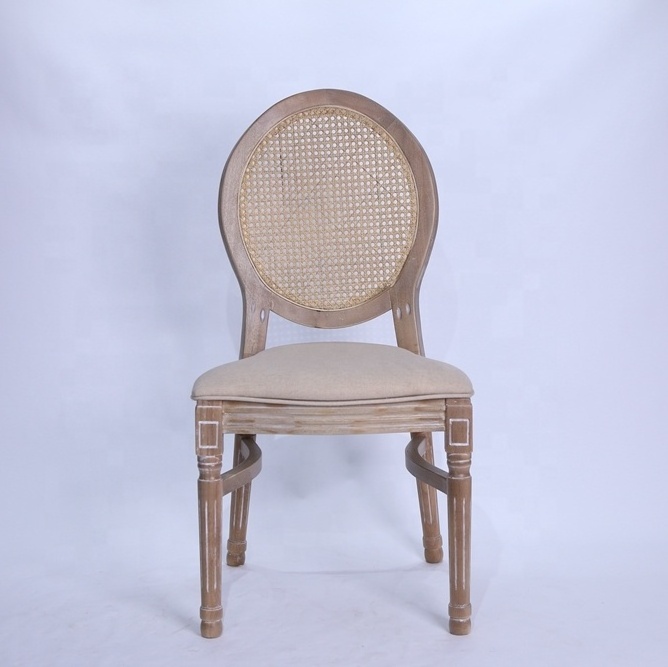 Wholesale Luxury Wedding Dining Used Wooden XV Luis Chairs For Sale