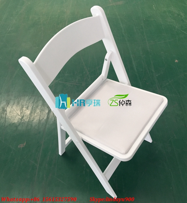 White resin folding chair white wimbledon chair