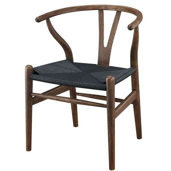 Wooden Wishbone Chair Hans Wegner Y Chair Solid Wood Armchair Classic Design Chair